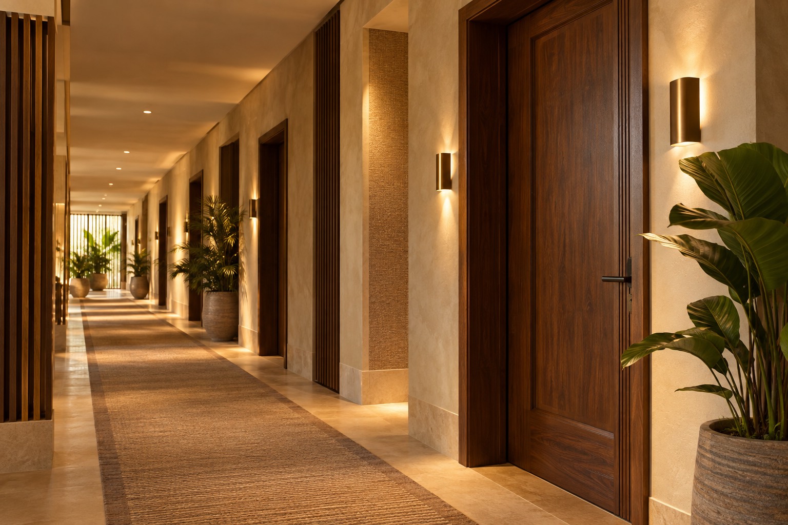 Boutique accommodation · illustrative scene